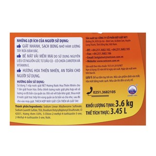 Nước giặt máy Net Matic can 3.6kg