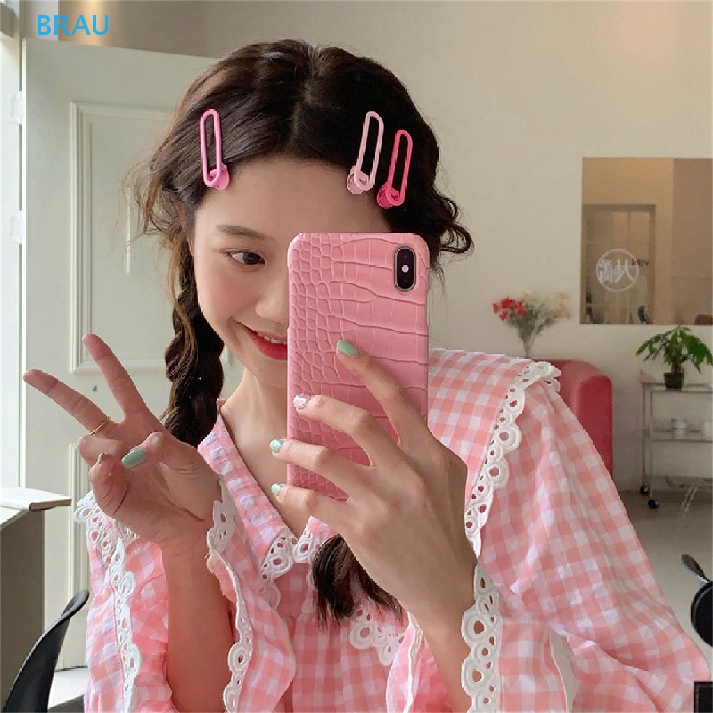 Set 3 Kẹp Tóc Nữ Màu Sắc Kẹo Ngọt Thời Trang