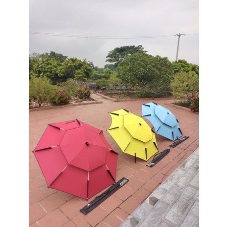 Ô Dù Câu Cá 2m2, 2m4 3 màu đẹp mắt