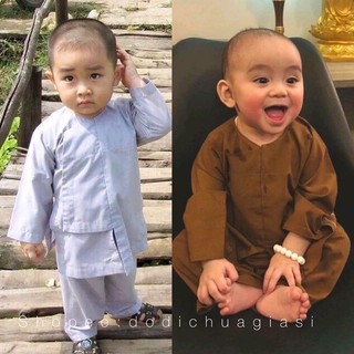 Đồ lam đi chùa mẫu vạt hò cho bé ❤