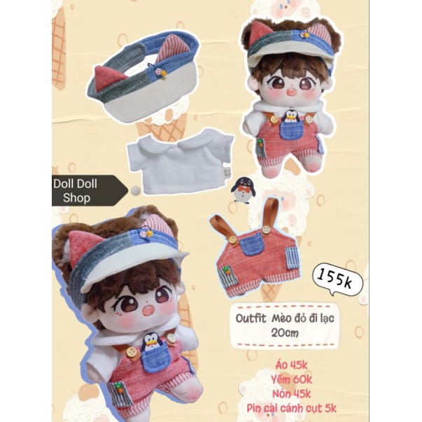 Outfit cho búp bê doll