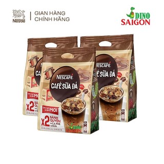 Combo 3 Bịch Cà phê sữa đá hòa tan Nescafé