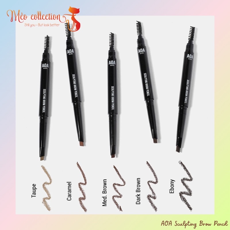 Chì kẻ mày đầu xéo AOA Sculpting Brow Pencil