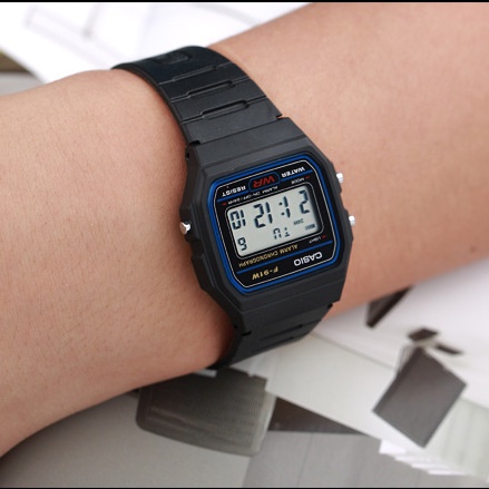 Đồng Ho Điện Tử CASIO F-91W Chống Thấm Nước Dành Cho