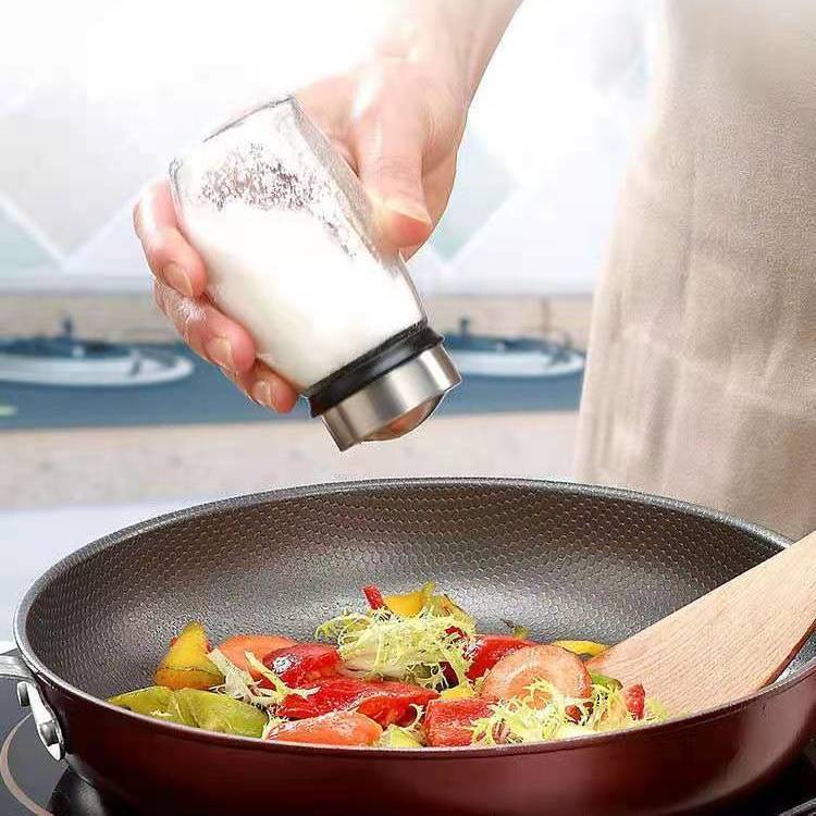 Kitchen Seasoning Jar Household Spice Box Dustproof Spice Jar Rotating Seasoning Box Spice Jar Combi