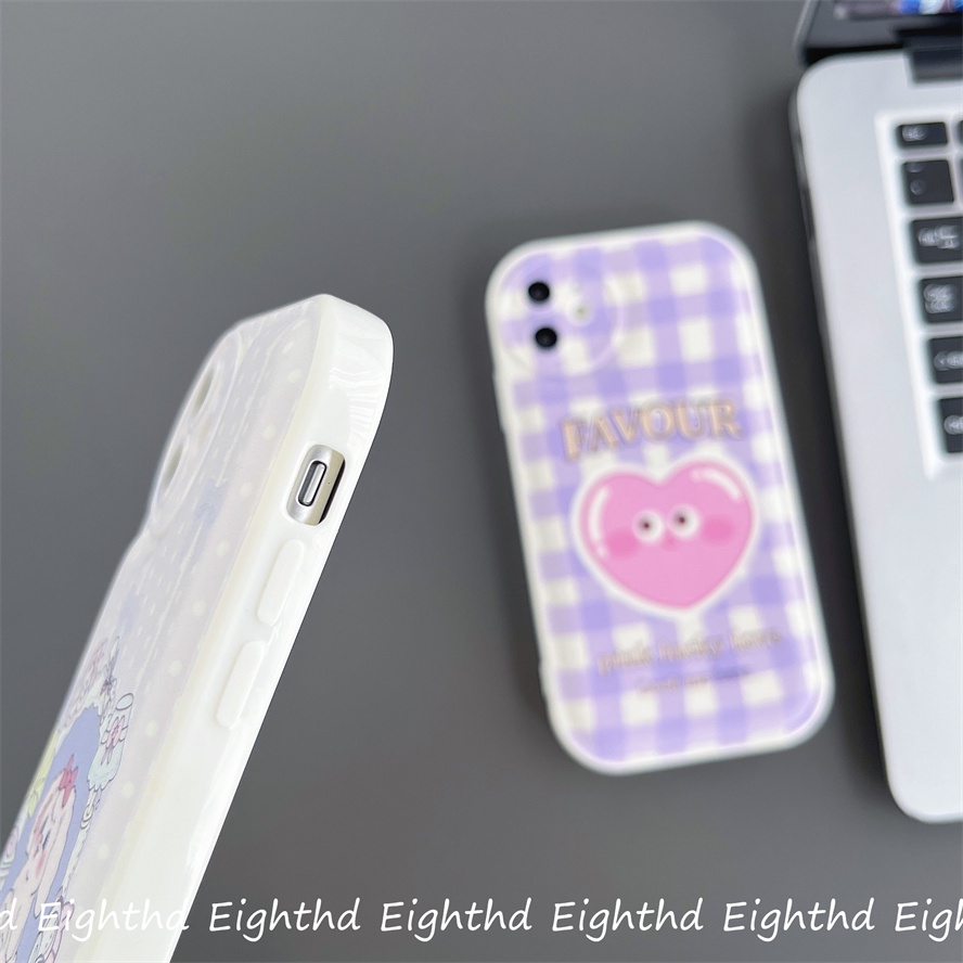 Ốp Điện Thoại Silicon Họa Tiết Hoạt Hình Chú Gấu / Búp Bê Barbie Cho iPhone 14 13 12 11 Pro Max X Xr Xs 8 7 6 Plus SE 2020