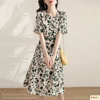 Đầm công sở cao cấp, váy công sở thiết kế KEVA FASHION đơn giản, nhẹ nhàng, Cổ tròn dáng xuông - PD71