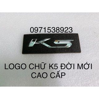Logo chữ nổi kia k5 đời mới giá rẻ