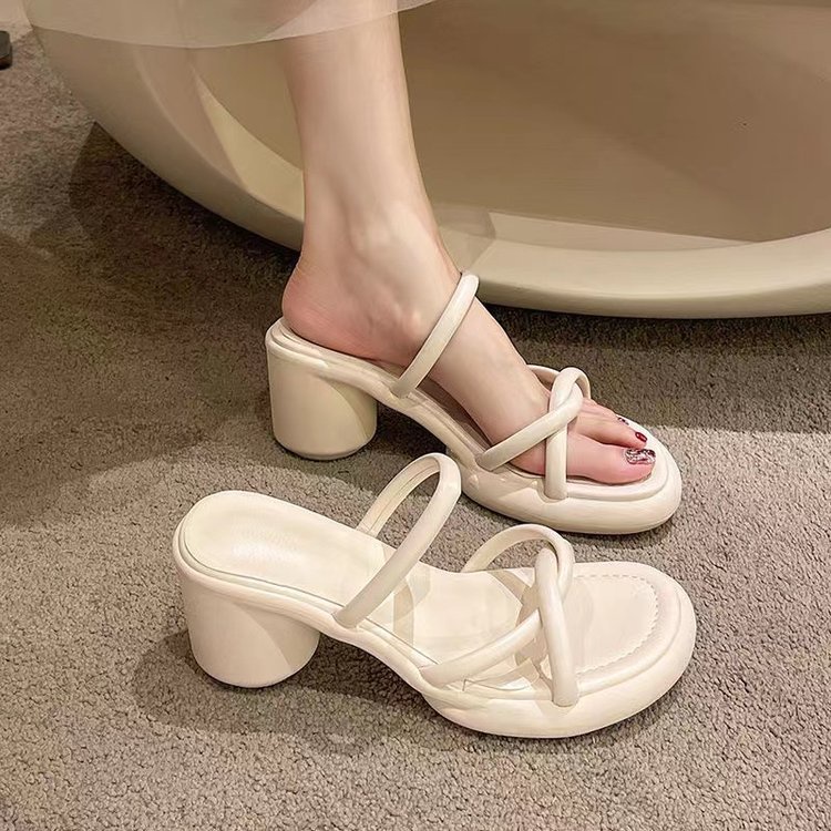 Dép Sandal Cao Gót Thời Trang Mùa Hè Hàn Quốc 2023 Cho Nữ