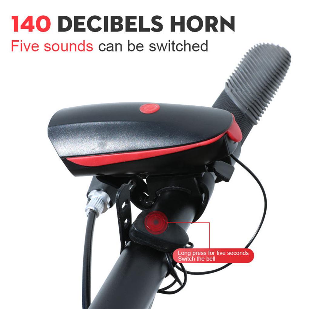 Đèn Pha LED USB An Toàn Chắc Chắn Cho Xe Đạp