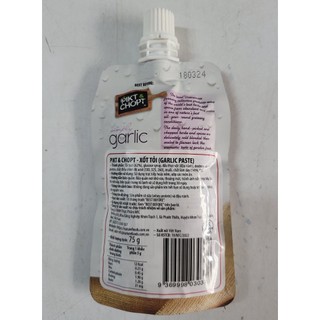 [túi 75g] XỐT TỎI [VN] PIKT CHOPT Simply Garlic Paste