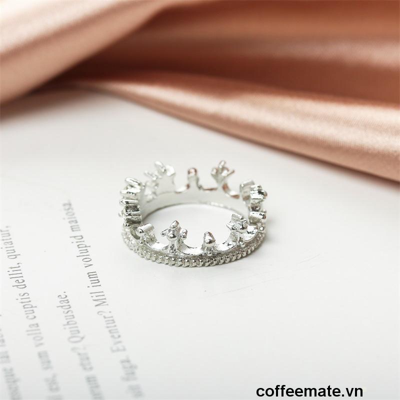 Nhẫn đính đá phong cách Thời Trang Hàn Quốc