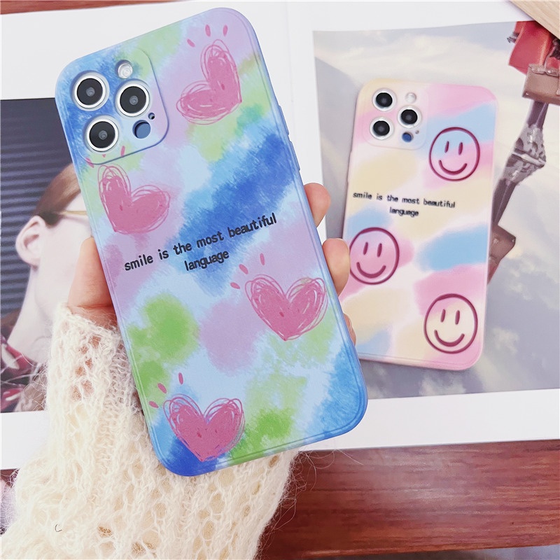 Mới Ốp Điện Thoại Mềm Hình Mặt Cười Cho iphone 13 12 11 Pro Max 13 12 Mini X XS Max XR 6 7 8 Plus SE 2020 6Plus 7Plus