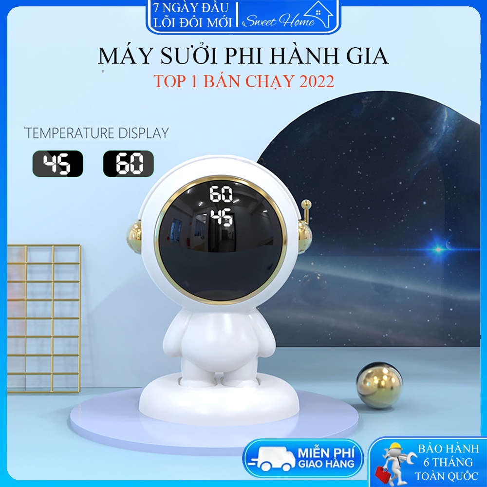 Máy sưởi bỏ túi mini tặng kèm chân đế và dây treo độc quyền, máy sưởi cầm tay mini phiên bản nhà thám hiểm vũ trụ