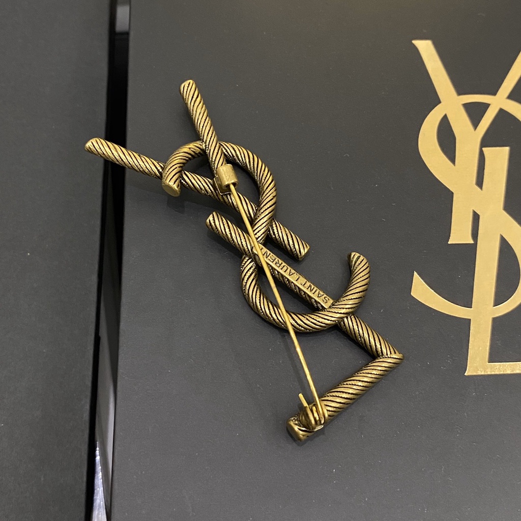 Ysl Ghim Cài Áo Hình Nón Len Thời Trang Cho Nam Nữ