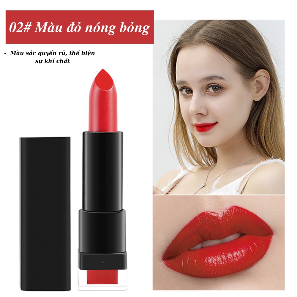 Son Môi Lâu Trôi Màu, Không Thấm Nước, Cá Tính, Quyến Rũ, Khỏe Khoắn