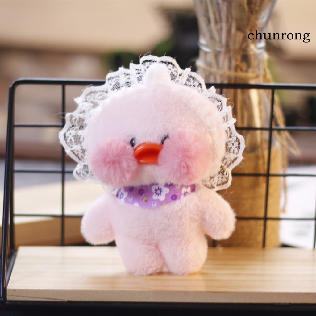 Móc Khóa Hình Vịt Nhồi Bông Mini Dễ Thương