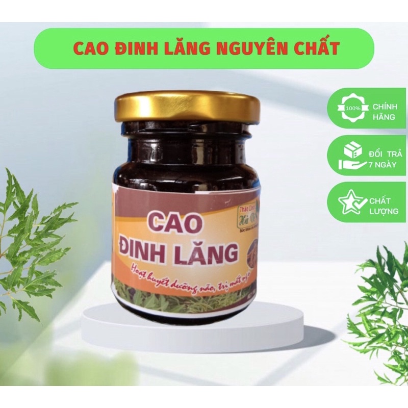 Cao Đinh lăng nguyên chất  200gr hộp thủy tinh