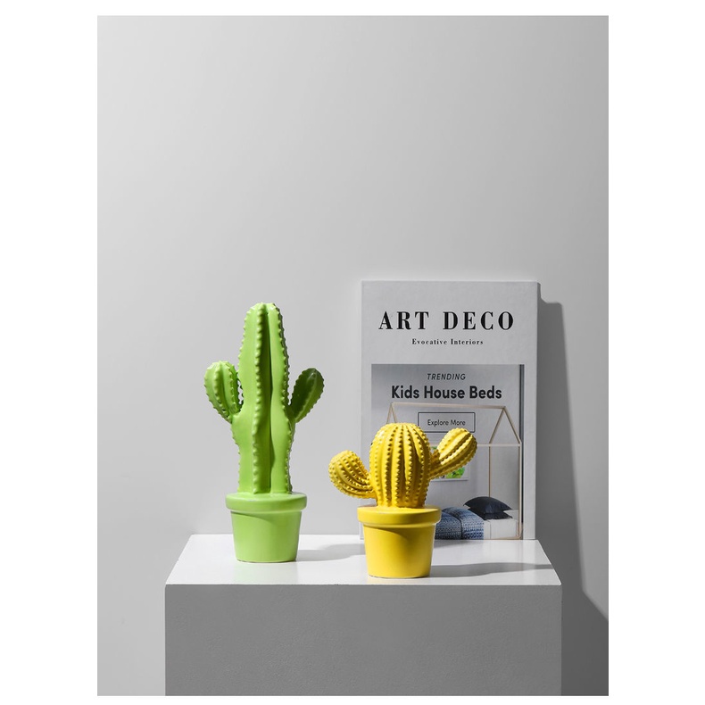 Modern Minimalist Ceramic Cactus Ornaments Nordic Creative Furnishings Soft Decoration European Livi