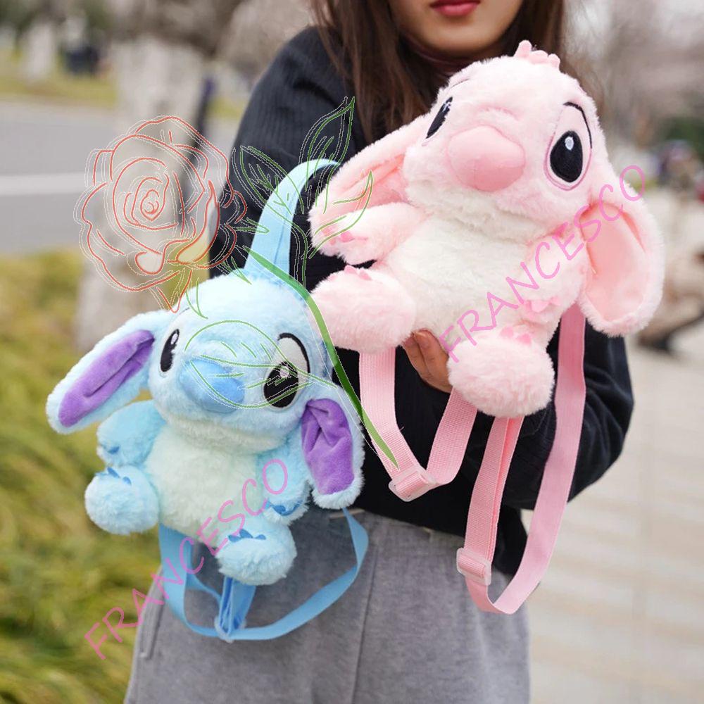 Ba Lô Nhồi Bông Hình Stitch Dễ Thương Cho Nữ