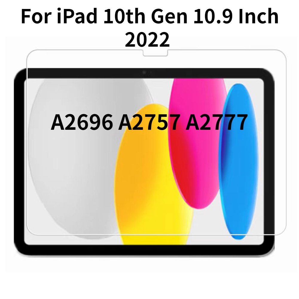 Kính Cường Lực Bảo Vệ Màn Hình Chống Dấu Vân Tay Cho Máy Tính Bảng iPad 10th Gen 10.9 Inch 2022 A2696 A2757 A2777