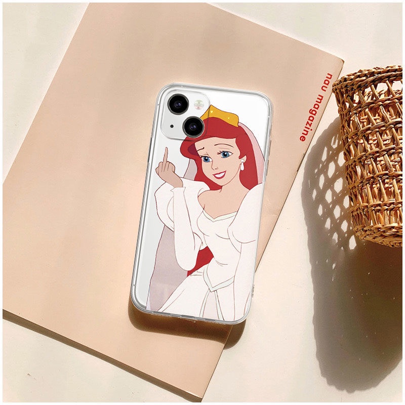 Ốp Điện Thoại In Hình Công Chúa Disney Cho IPhone 6 6S 11 7 8 Se 2020 X XR XS Plus 12 13 14 PRO mini MAX