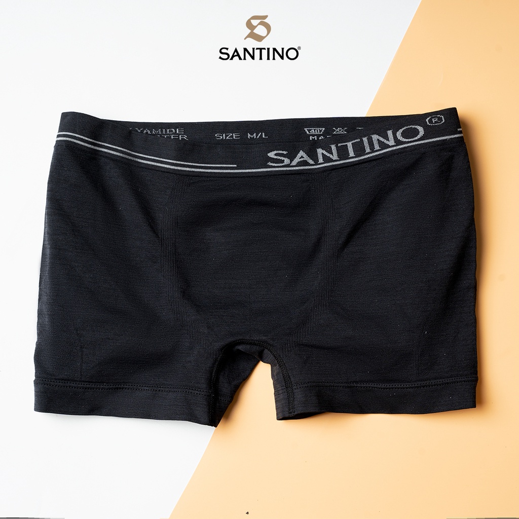 Hộp 4 Quần Lót Nam Đùi Boxer Santino Co Giãn 4 Chiều Thoải Mái Thoáng Khí Kháng Khuẩn S924