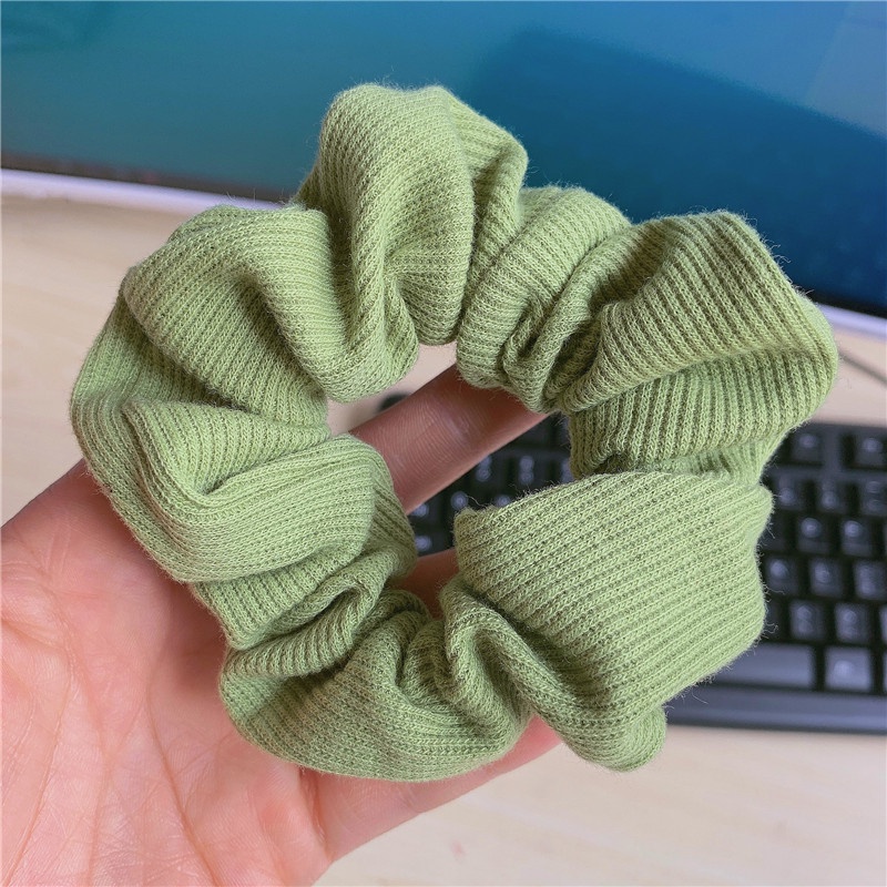 Dây Buộc Tóc Màu Sắc Đơn Giản Phong Cách Hàn Quốc Cho Nữ