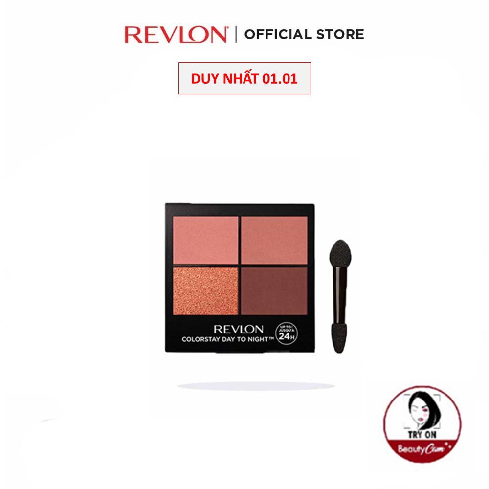Phấn mắt lâu phai Revlon Colorstay Day to Night EyeShadow Quad 24h