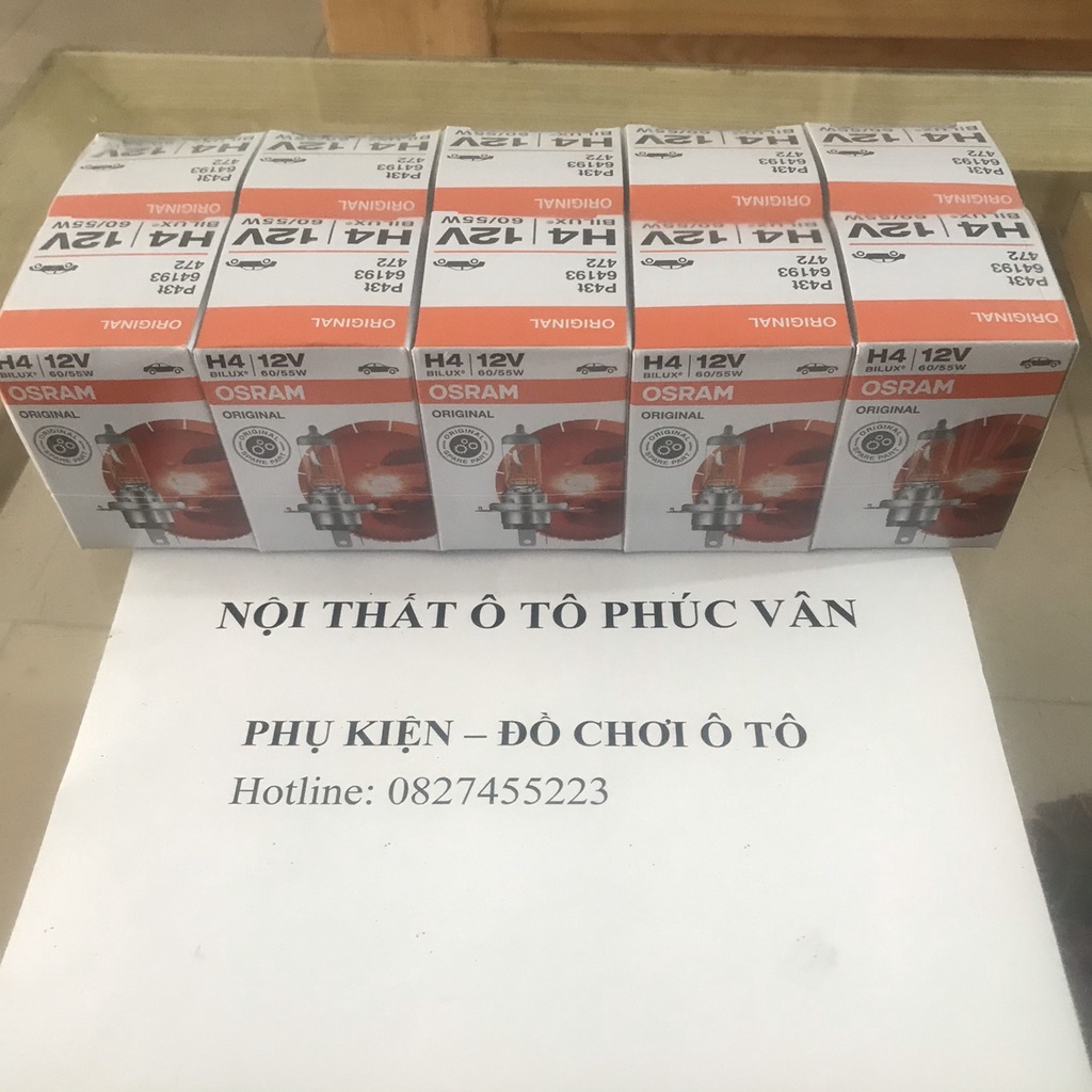 Bóng đèn OSRAM H4 12V 60/55W Original