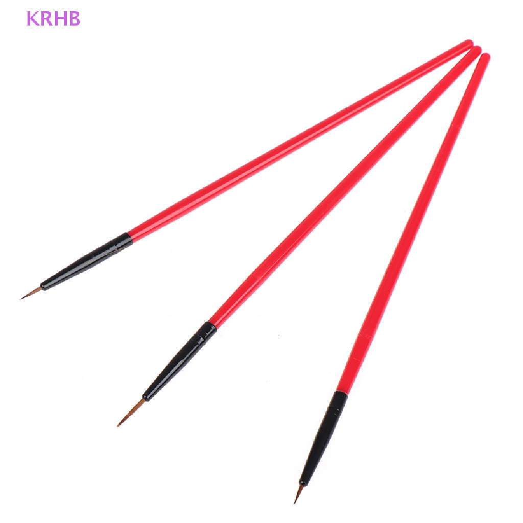 Set 3 Cọ Vẽ Trang Trí Móng Tay Nghệ Thuật Áo Thun Thiết Kế Mới Năng Động Thời Trang