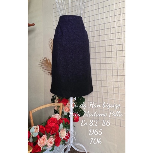 Chân váy dạ bigsize kiểu