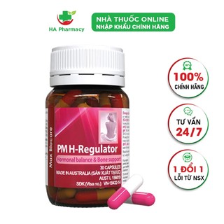 PM H-Regulator giúp tăng cường nội tiết tố nữ - Hộp 30 viên của Úc