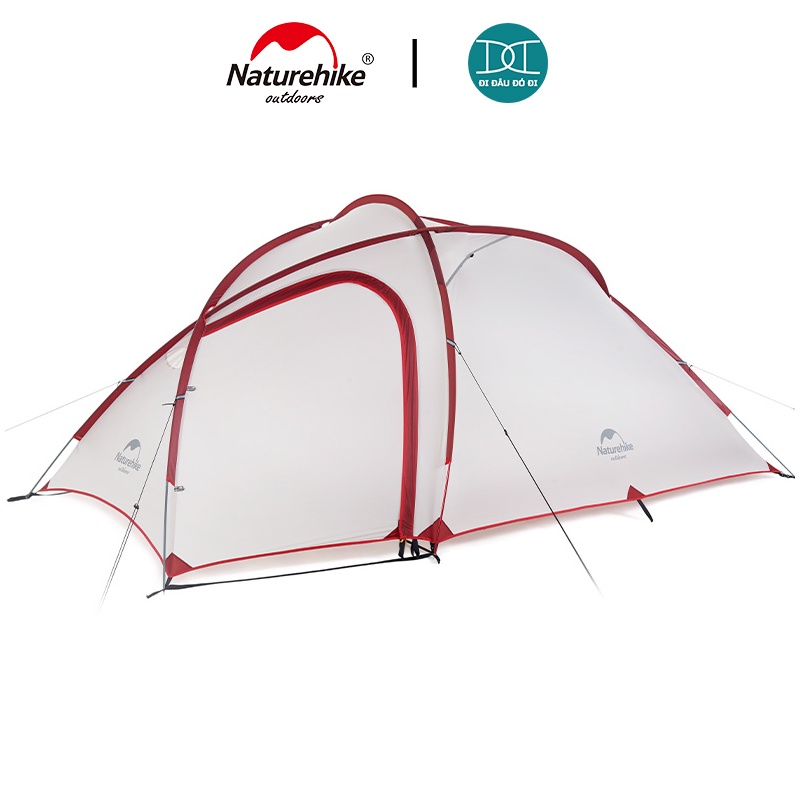 Lều dã ngoại 3 người Naturehike Hiby chính hãng, chống nước, chống tia UV, dễ dàng lắp đặt NH19ZP016