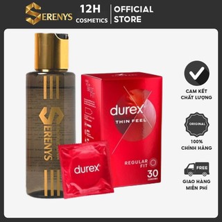 Combo gel dung dịch vệ sinh nam giới serenys classic và hỗ trợ qh bcs