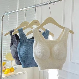 Áo lót lông cừu dày dặn ấm áp thời trang mùa đông cho nữ