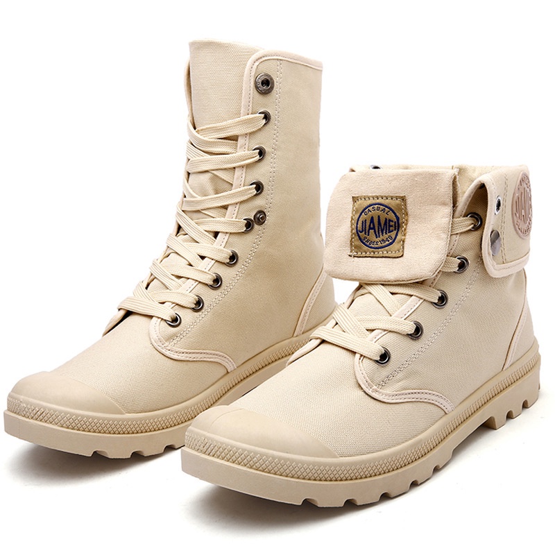 Giày boot VảI MàU Đen ThờI Trang Cho Nam