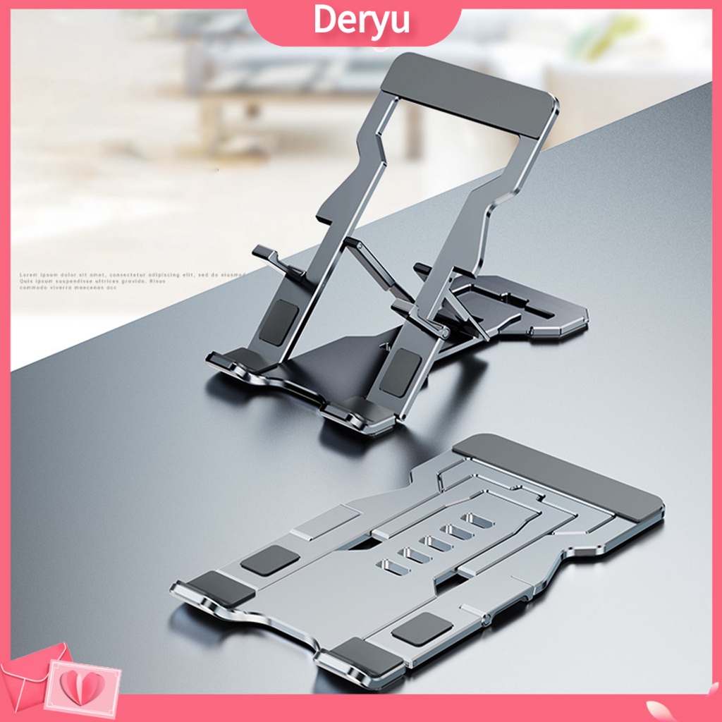 Giá Đỡ Điện Thoại / Máy Tính Bảng Để Bàn Bằng Hợp Kim Nhôm Chống Trượt Có Thể Gấp Gọn Đa Năng T612