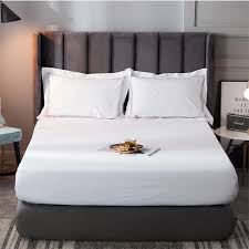Bộ Drap Cotton Trắng Trơn đủ kích thước cho khách sạn , nhà nghỉ