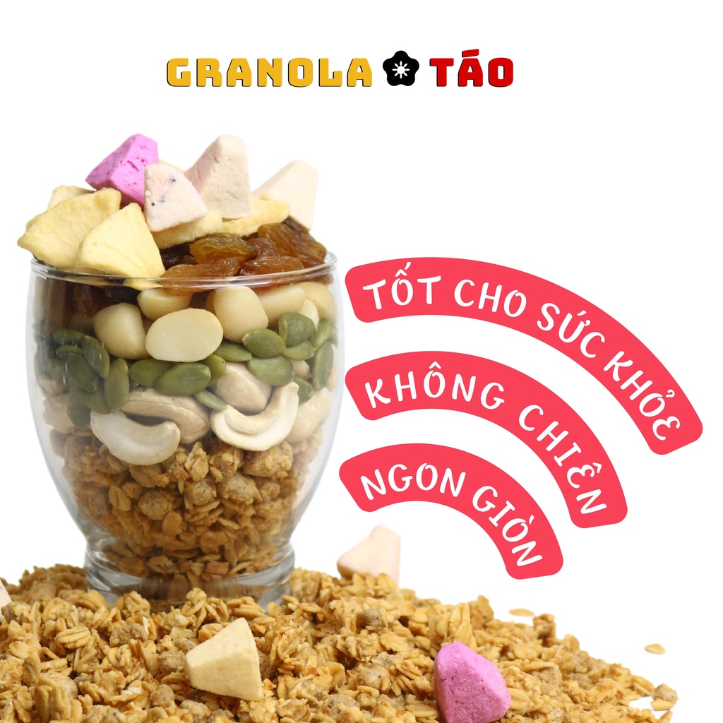[QUÀ TẶNG] Combo 2 Hũ Ngũ Cốc Ăn Kiêng Granola Vị Bất Kì Befresco