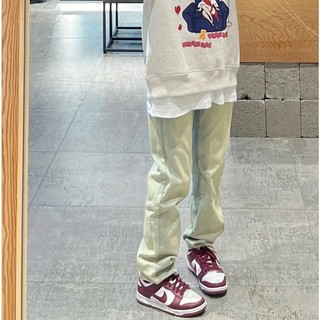 (Order+ảnh thật)Quần jeans ống đứng form dáng unisex cạp cao basic