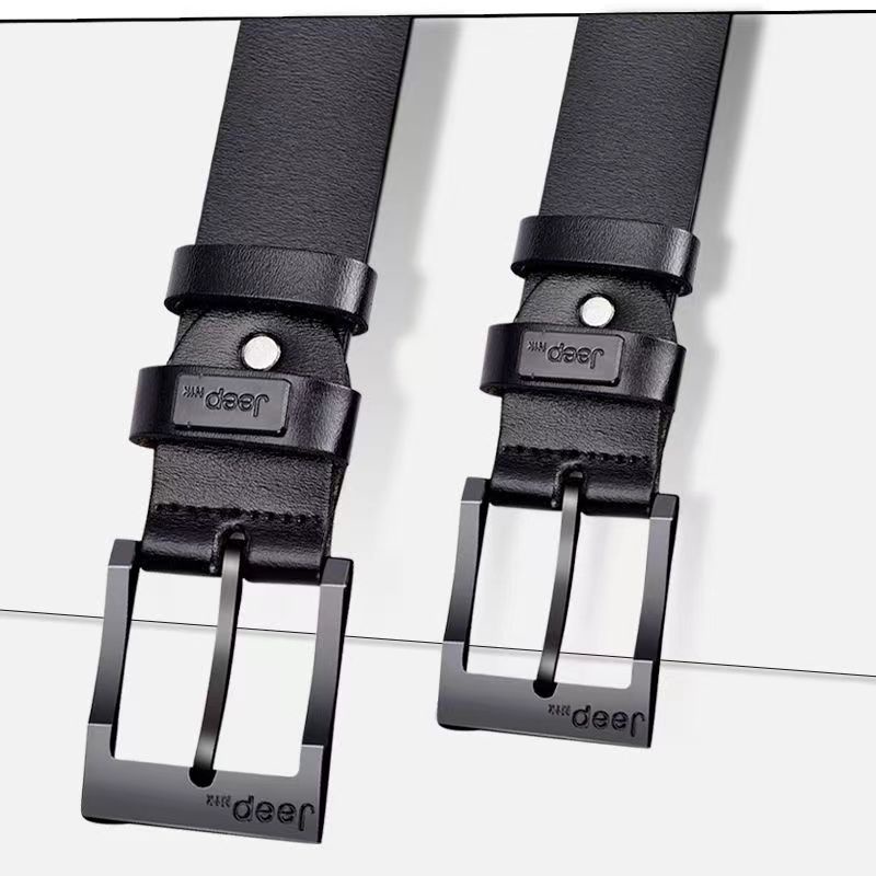 Thắt Lưng Da Thật Phong Cách vintage Sang Trọng Cho Nam