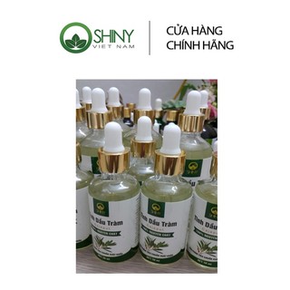Tinh dầu tràm Shiny nguyên chất 100% mùi thơm dễ chịu, tiêu chuẩn xuất khẩu chai nhỏ 50ml