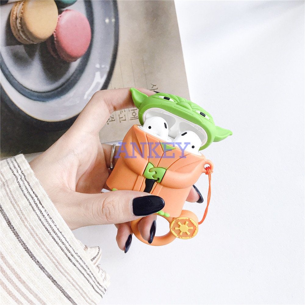 SoundPEATS Air 3 / Air 3 Deluxe /  Air3 Pro Vỏ Bảo Vệ Hộp Sạc Tai Nghe Bằng Silicon Họa Tiết Star Wars Chống Sốc / Thấm Nước Kèm Móc Treo Cho