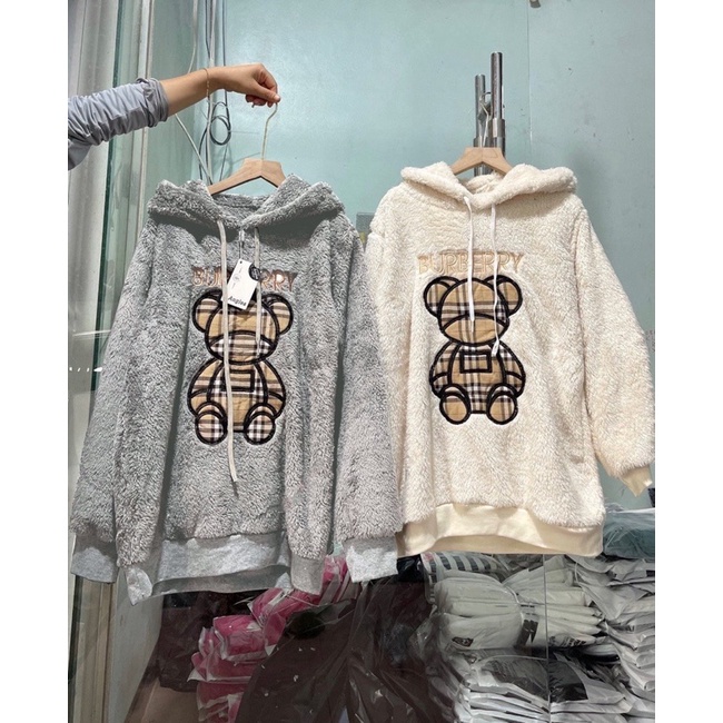 ÁO KHOÁC LÔNG THỤNG GẤU BBR 2 MÀU lương su shop