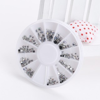 Set 300 hạt tròn đính trang trí móng nghệ thuật