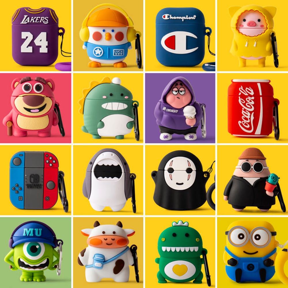 Vỏ Bảo Vệ Hộp Sạc Tai Nghe Lenovo LP50 Mềm Họa Tiết Hoạt Hình Dễ Thương