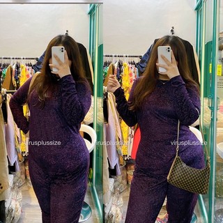 Jumsuit bigsize bar nhung xuất xịn