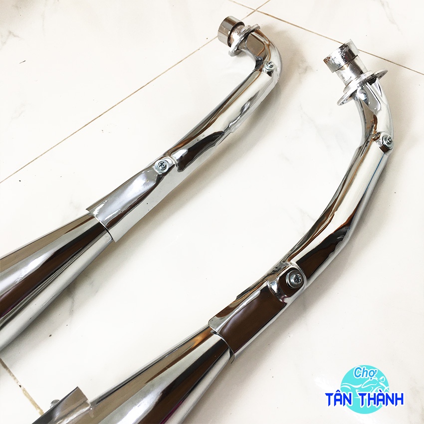 Pô 2543 NF100 Goshi Sài Gòn móc căng dành cho wave dream, pô xe dành cho honda có khắc honda NF100 Goshi như zin No 102