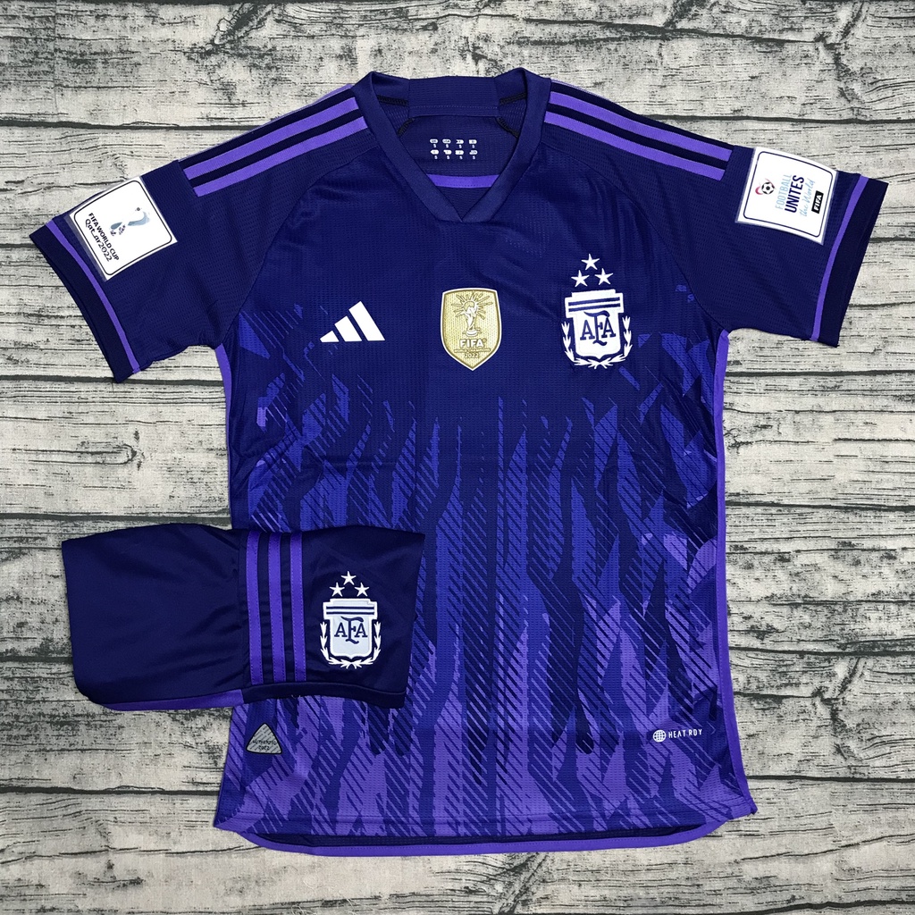 Áo bóng đá Đội Tuyển Argentina-MẪU Mới 2022-Chất Polyeste Thái Cao Cấp